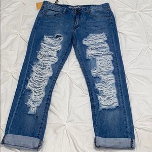 Denim Boyfriend jeans |FASHION NOVA